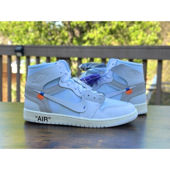 Nike Air Jordan 1 Retro High Off White White OG All DS Sz 10.5 100% Authentic main image 6